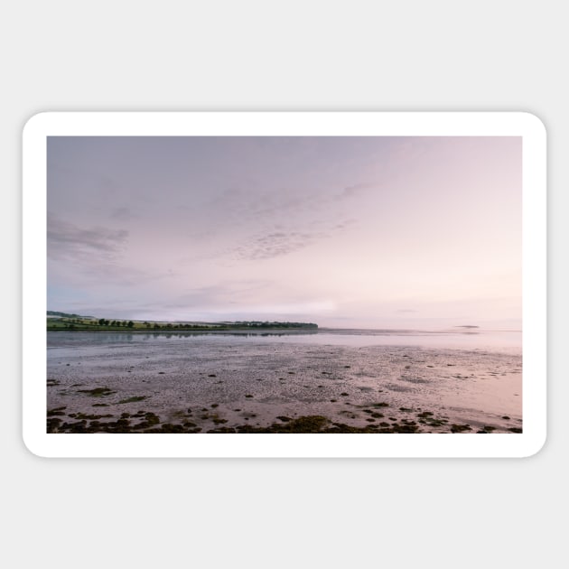 Low Tide at Budle Bay Sticker by jldunbar